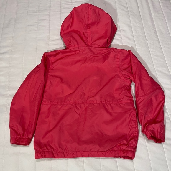 Columbia Kids Red Hooded Rain Jacket - Picture 2 of 4